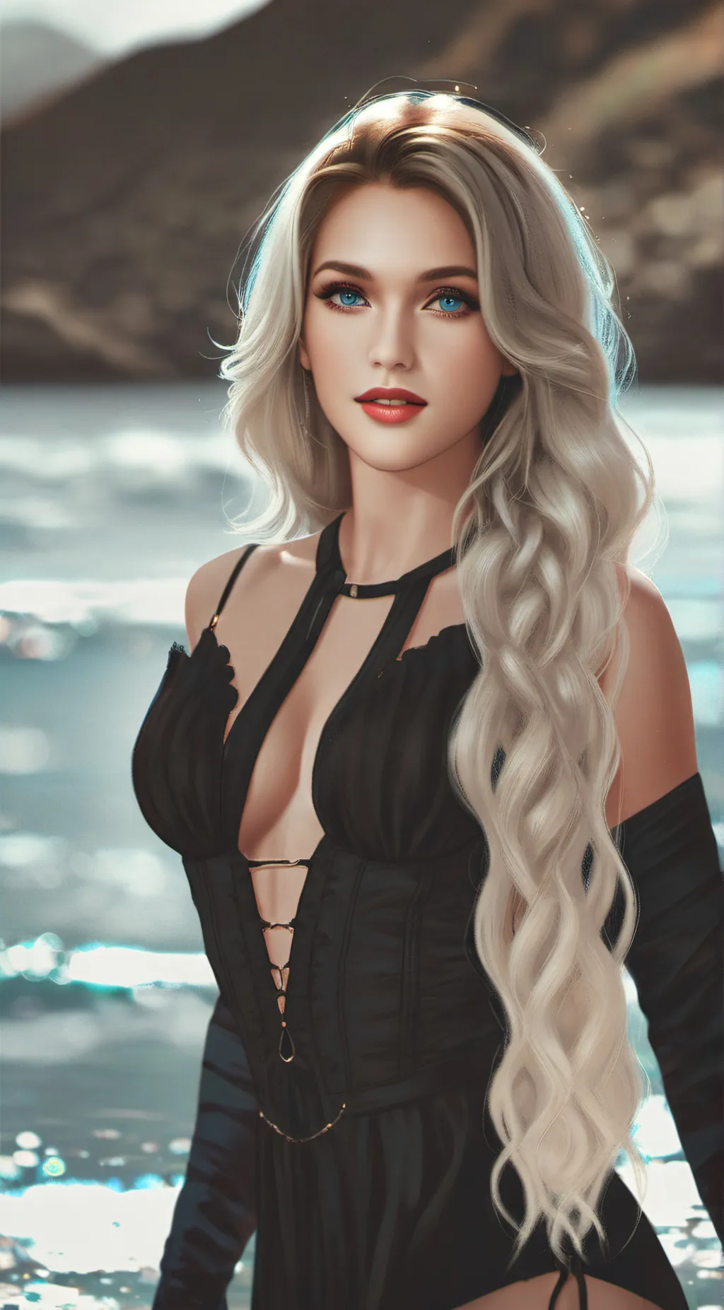 ai character: Courtney background