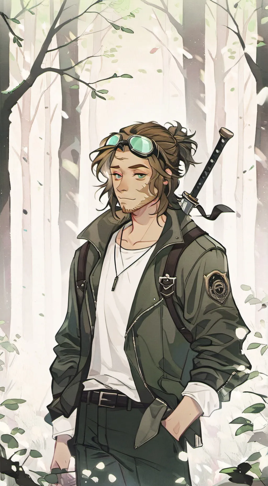 ai character: Qsmp Cellbit background