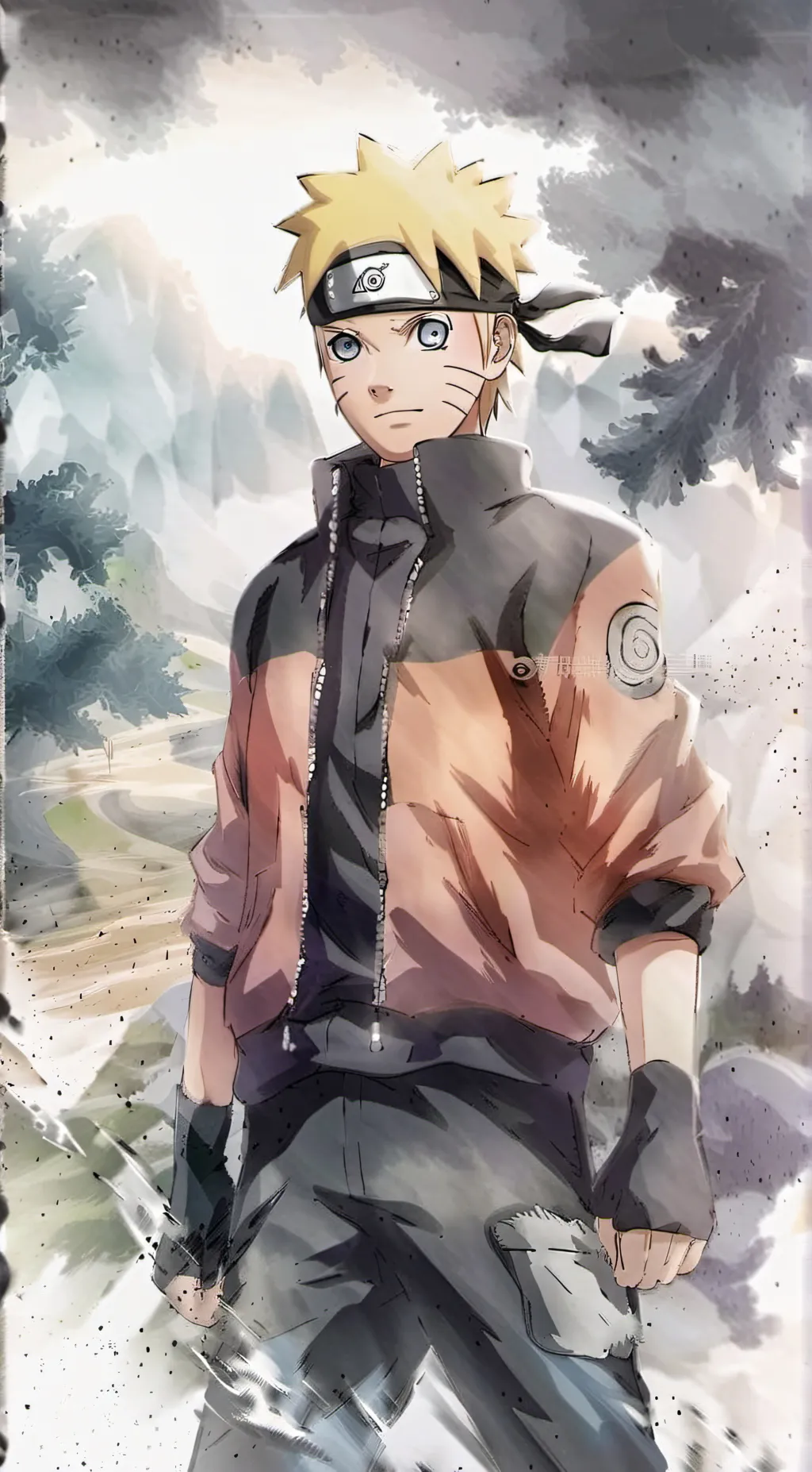ai character: Naruto Uzumaki background