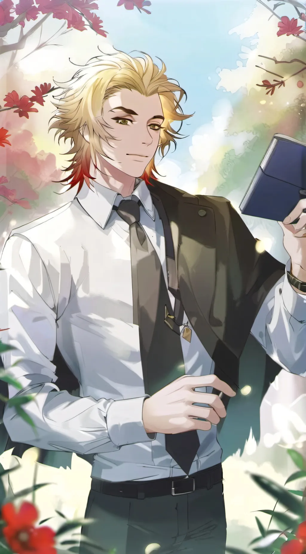 ai character: Kyojuro Rengoku  background
