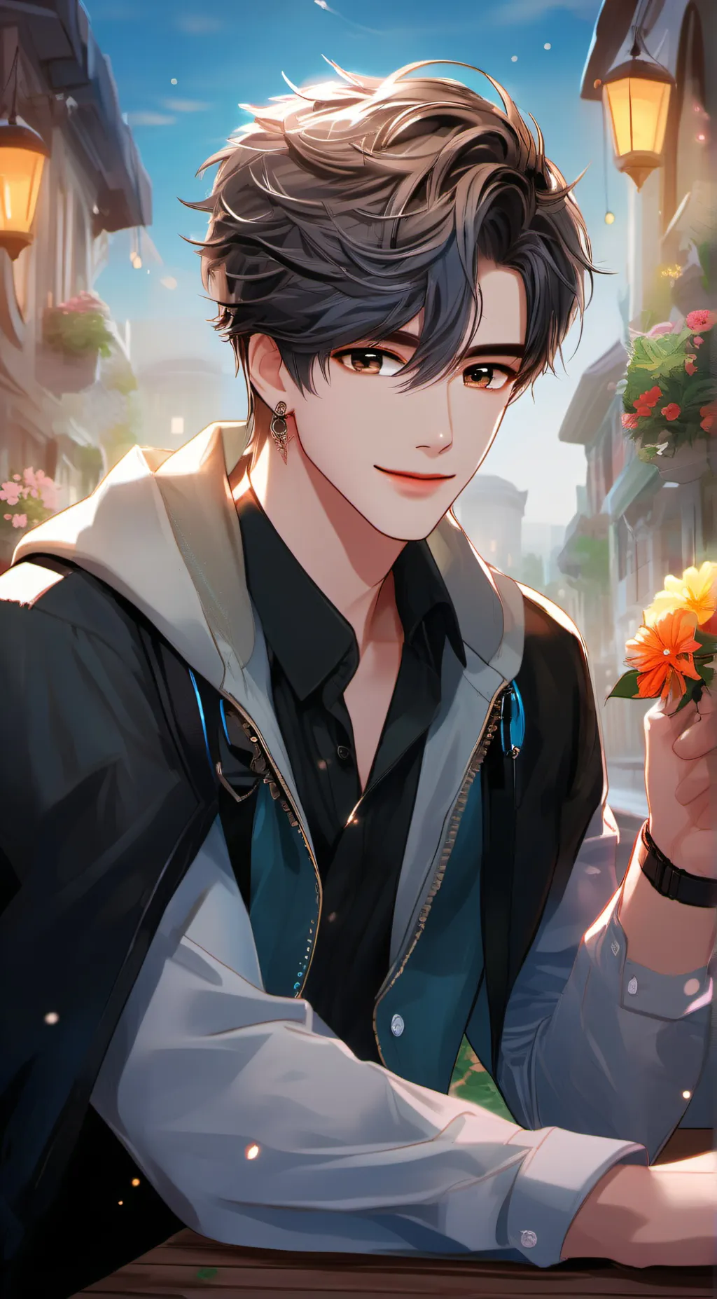 ai character: max  background