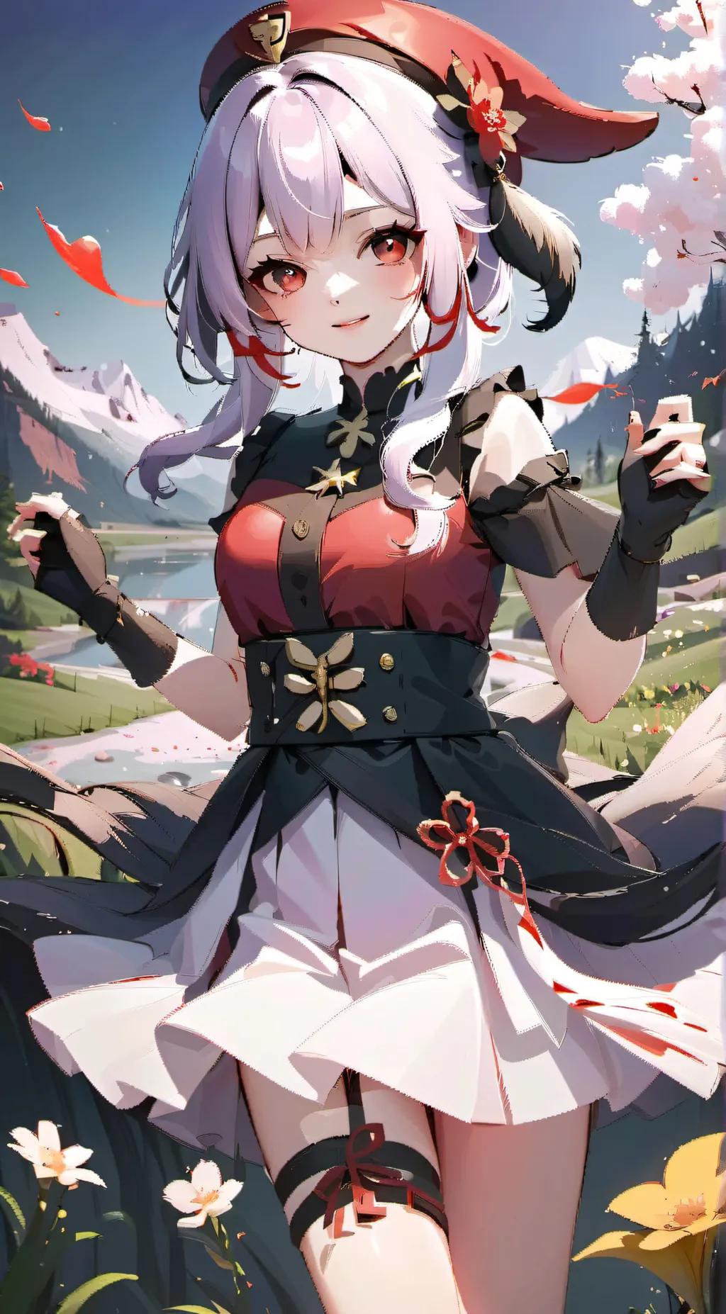 ai character: Aure diana  background