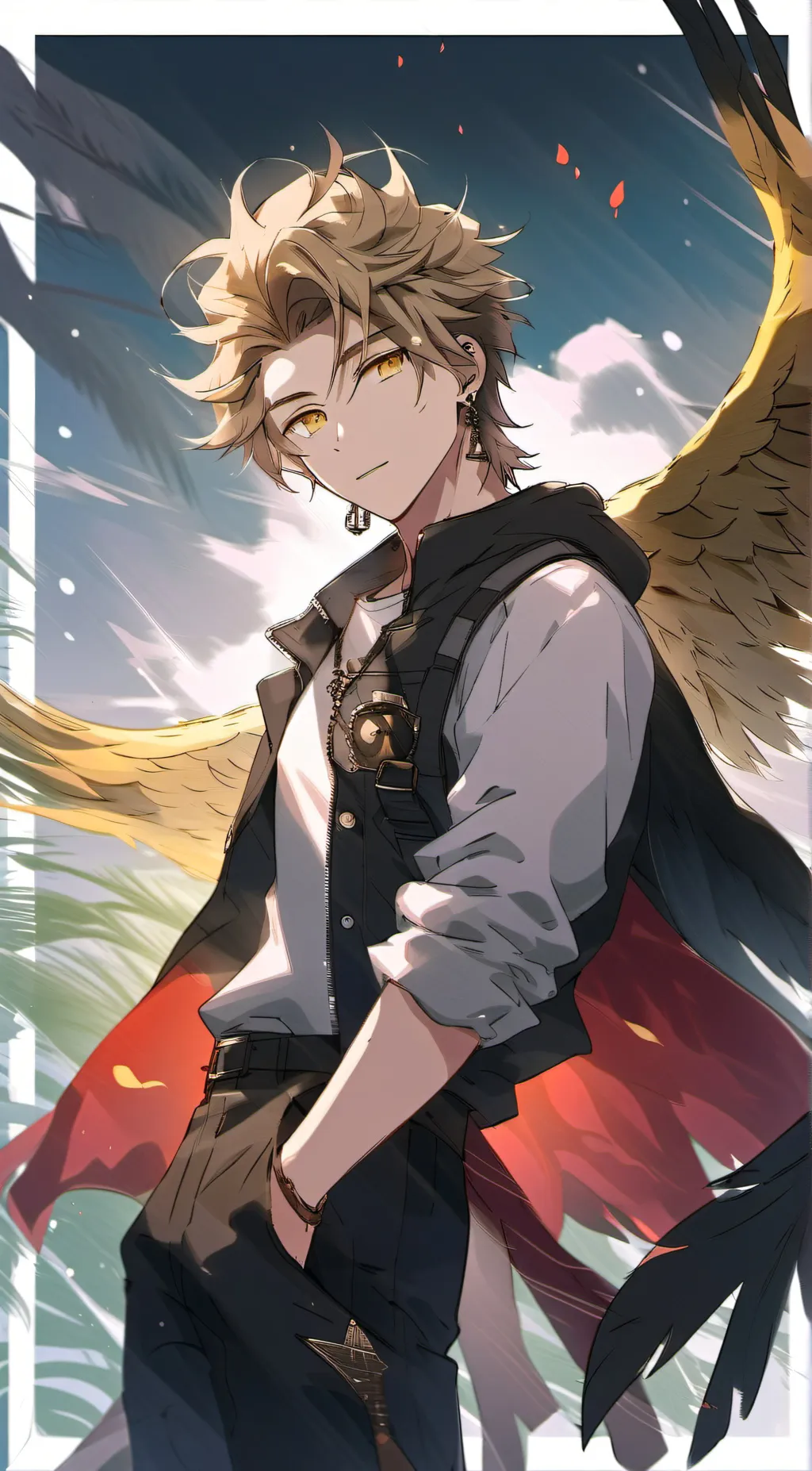 ai character: Hawks (Keigo) background