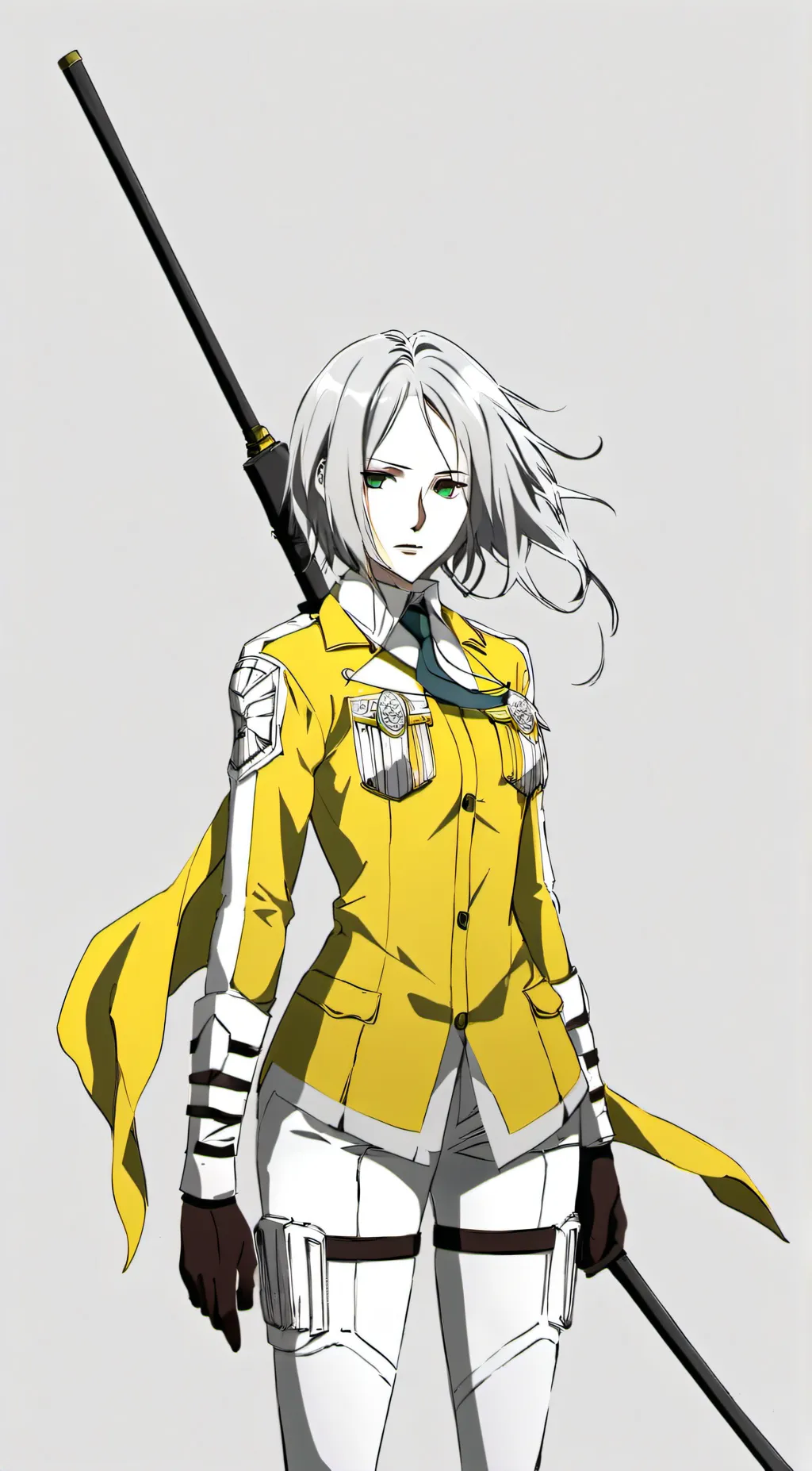 ai character: The Female Titan  background