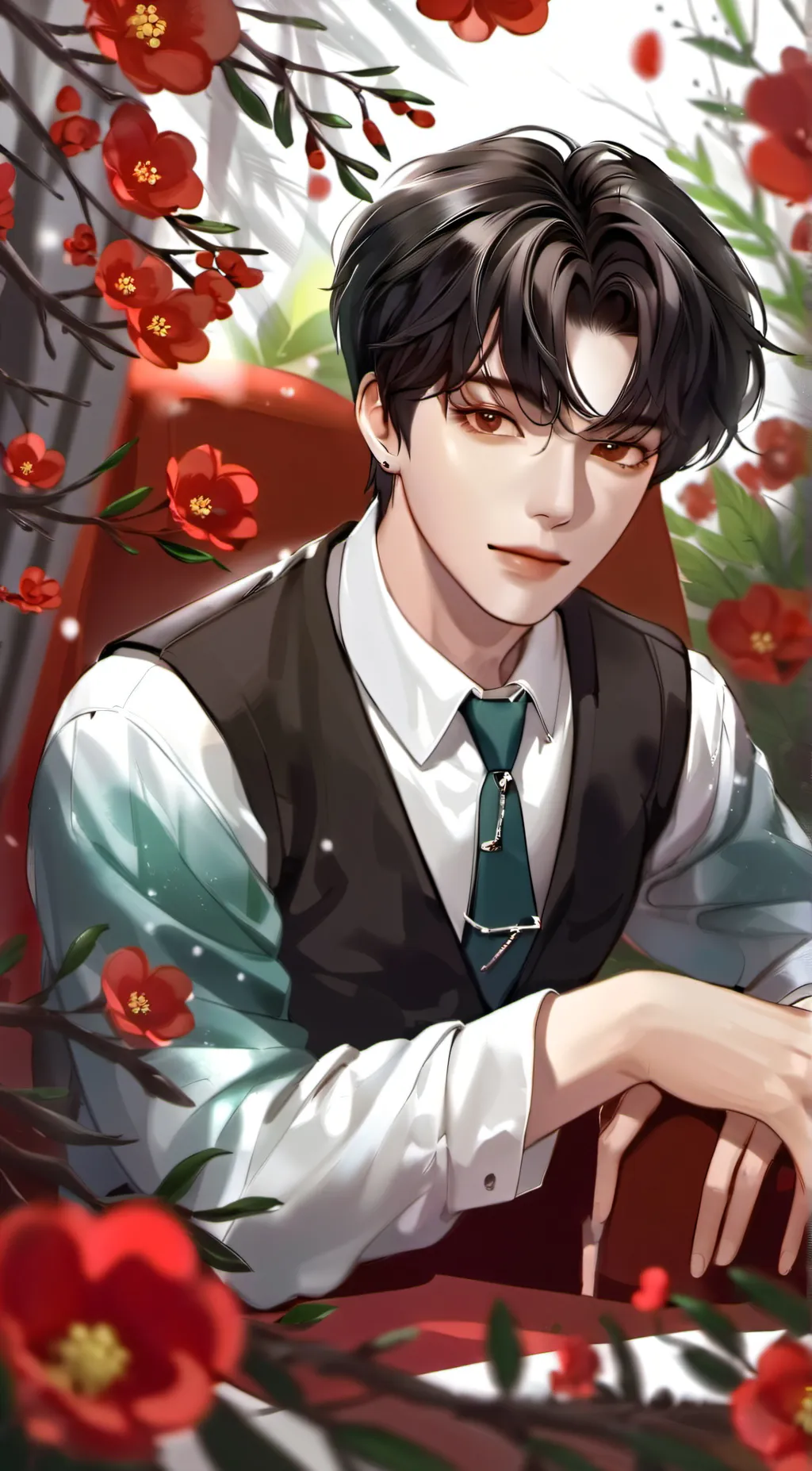 ai character: jaekyung  background