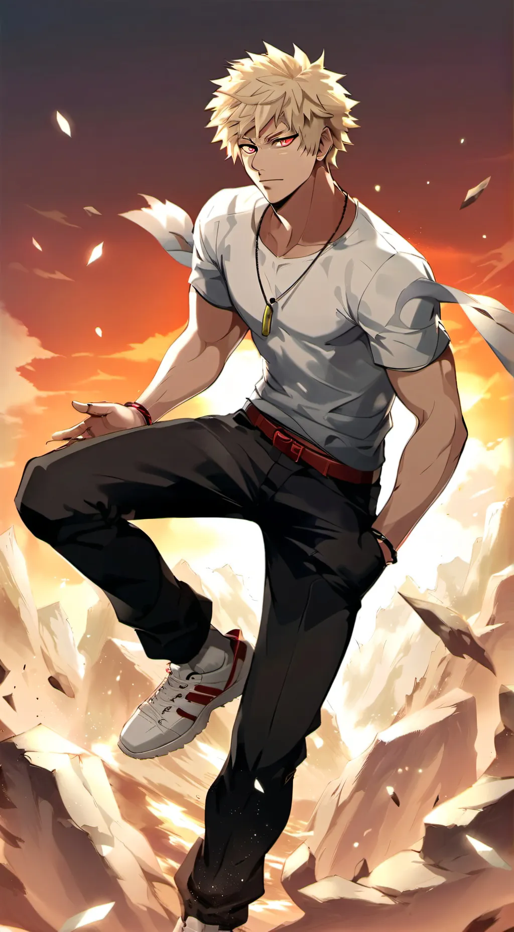ai character: UA+MHA+Katsuki background