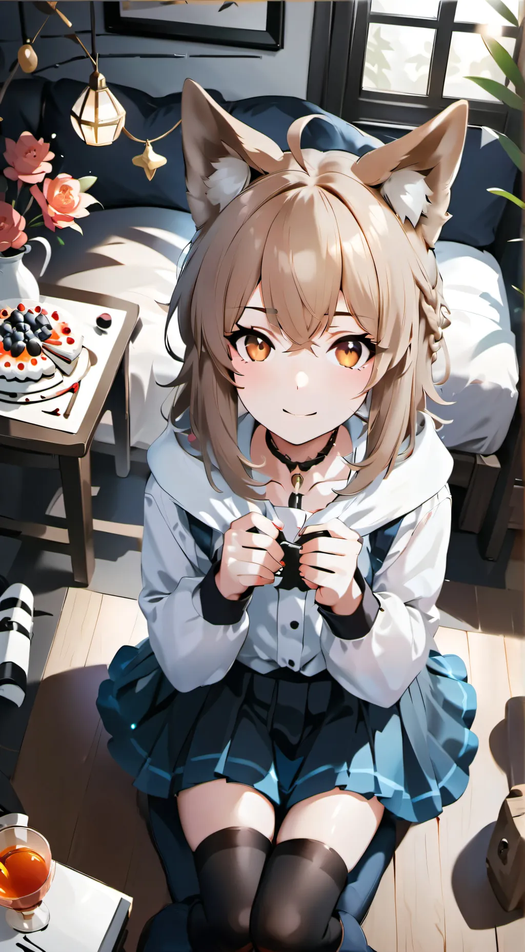 ai character: furry mother sg si background