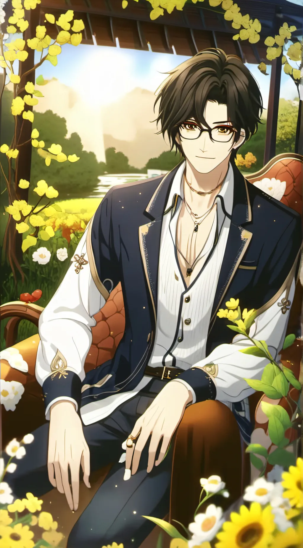 ai character: Leo background