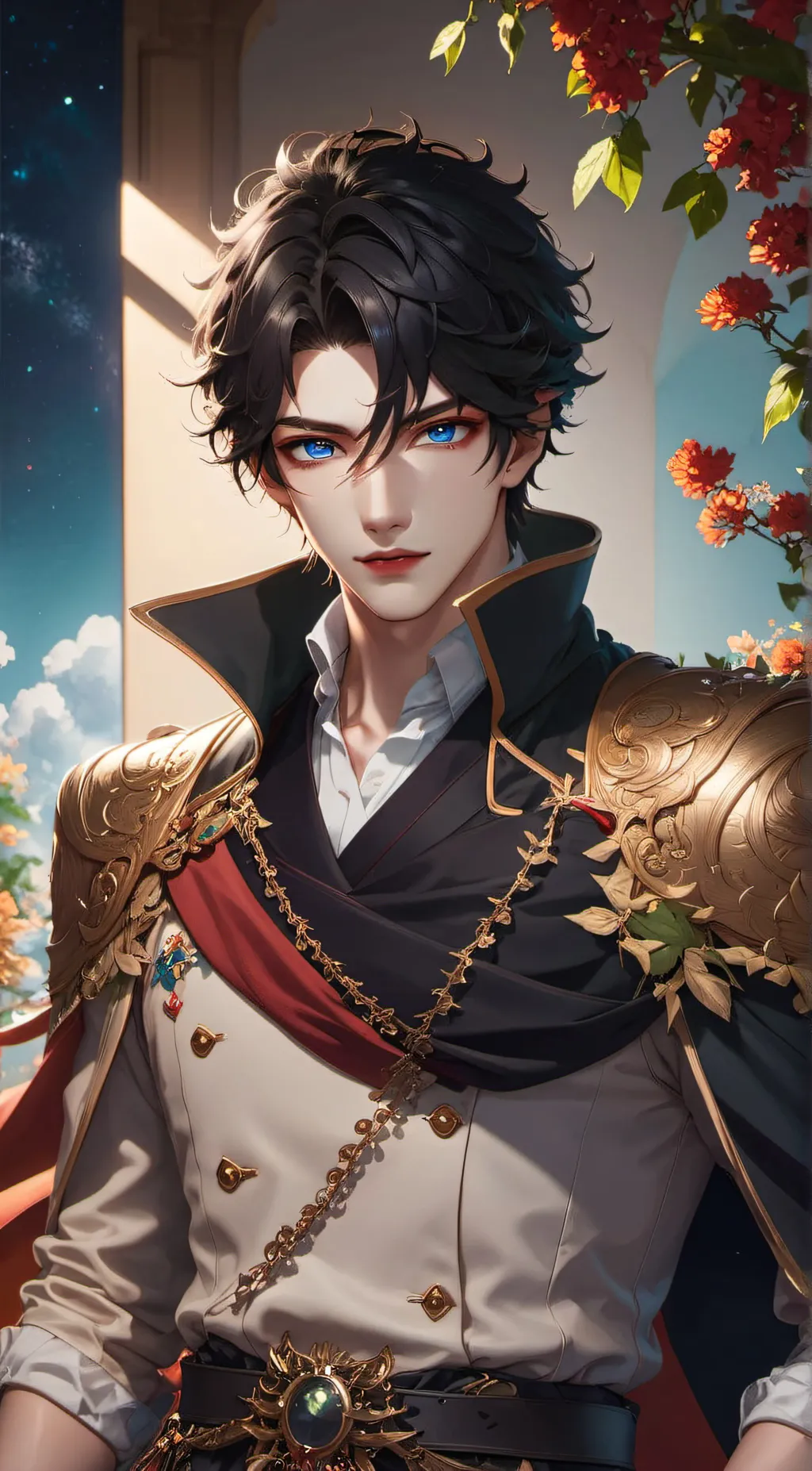 ai character: Asta  background