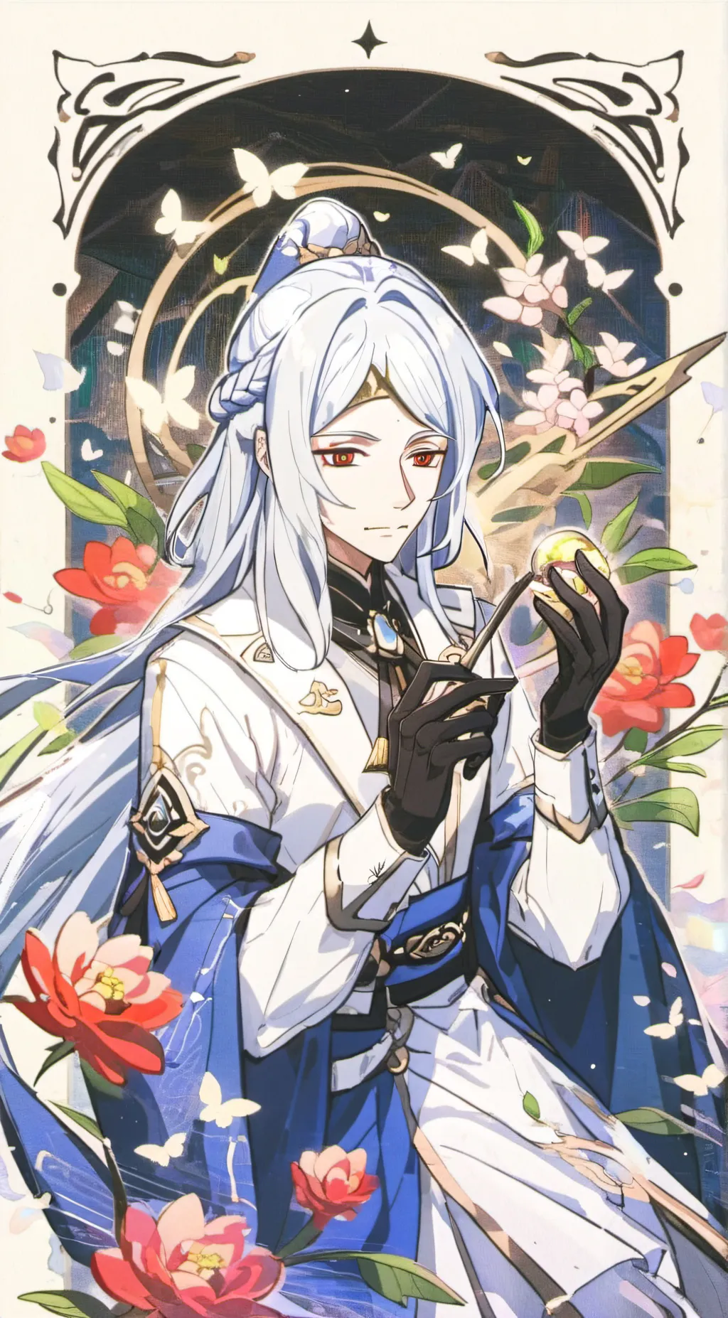 ai character: Shibusawa  background
