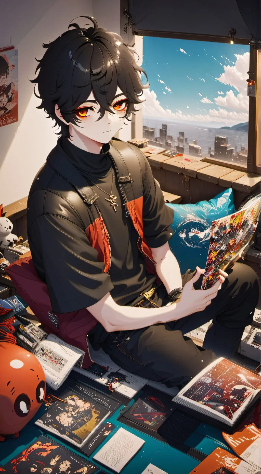 ai character: Ashton background