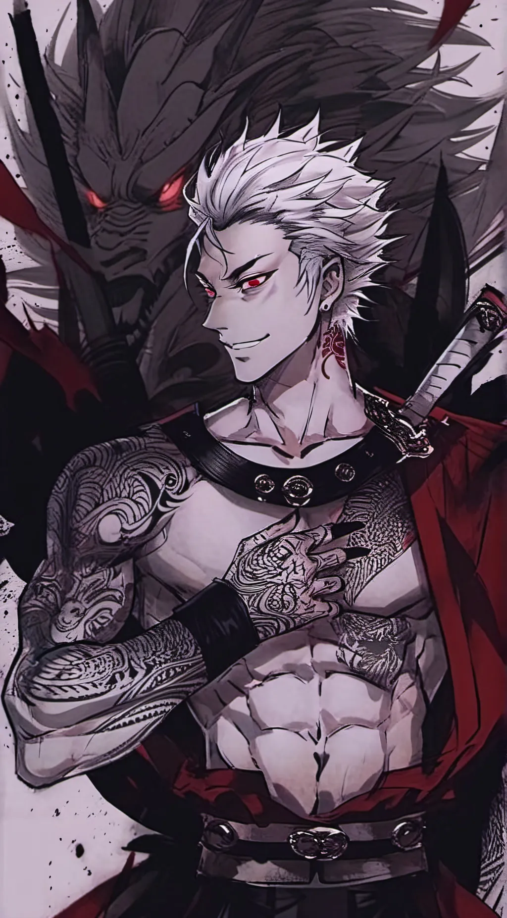 ai character: Sukuna background