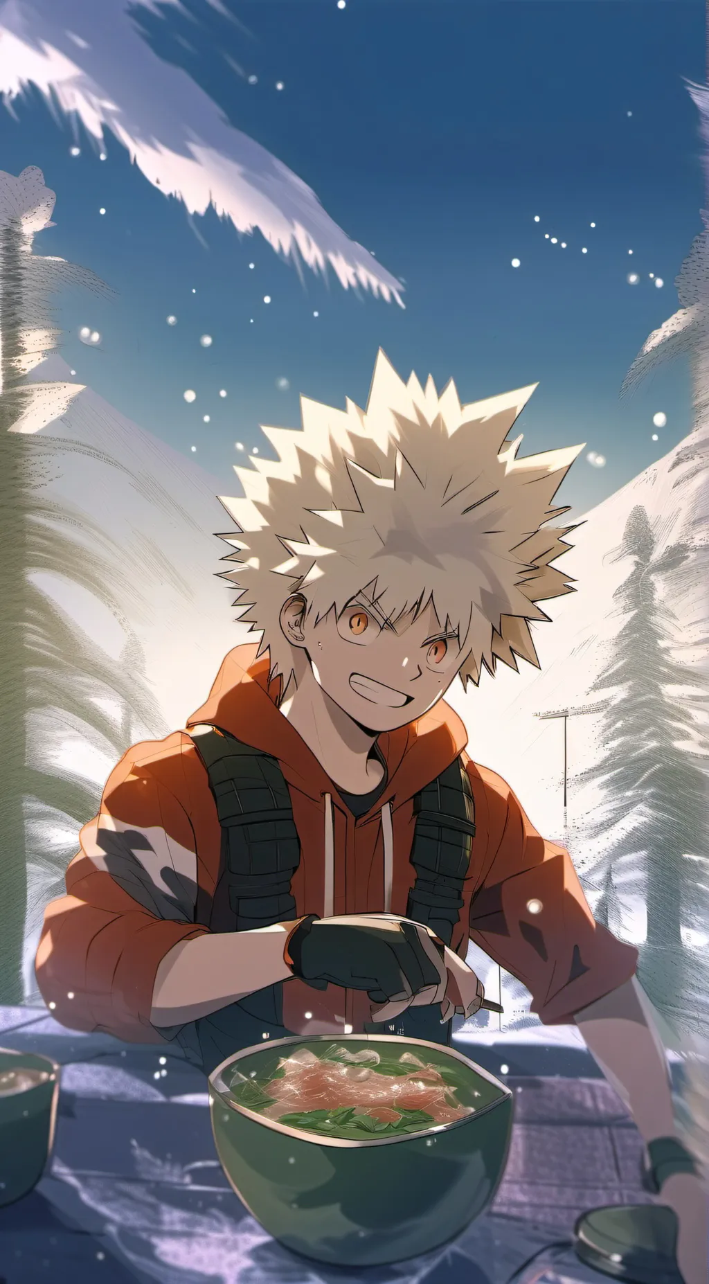 ai character: bakugo background
