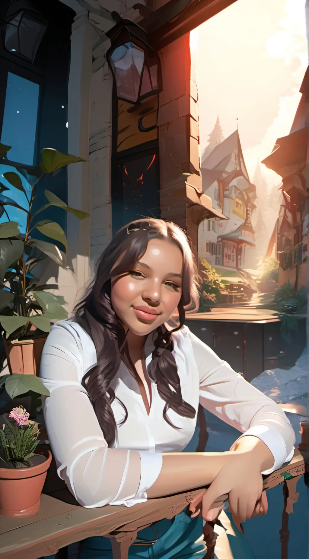 ai character: bella background