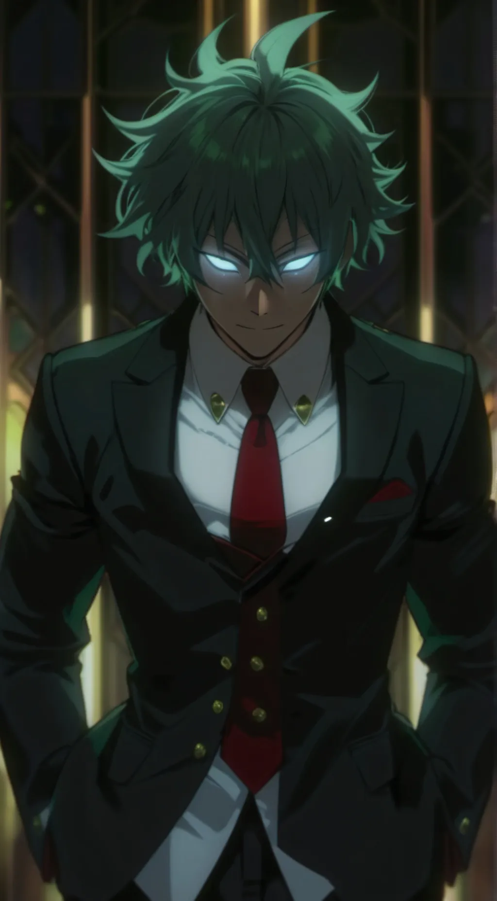 ai character: VILLIAN DEKU🥦 background