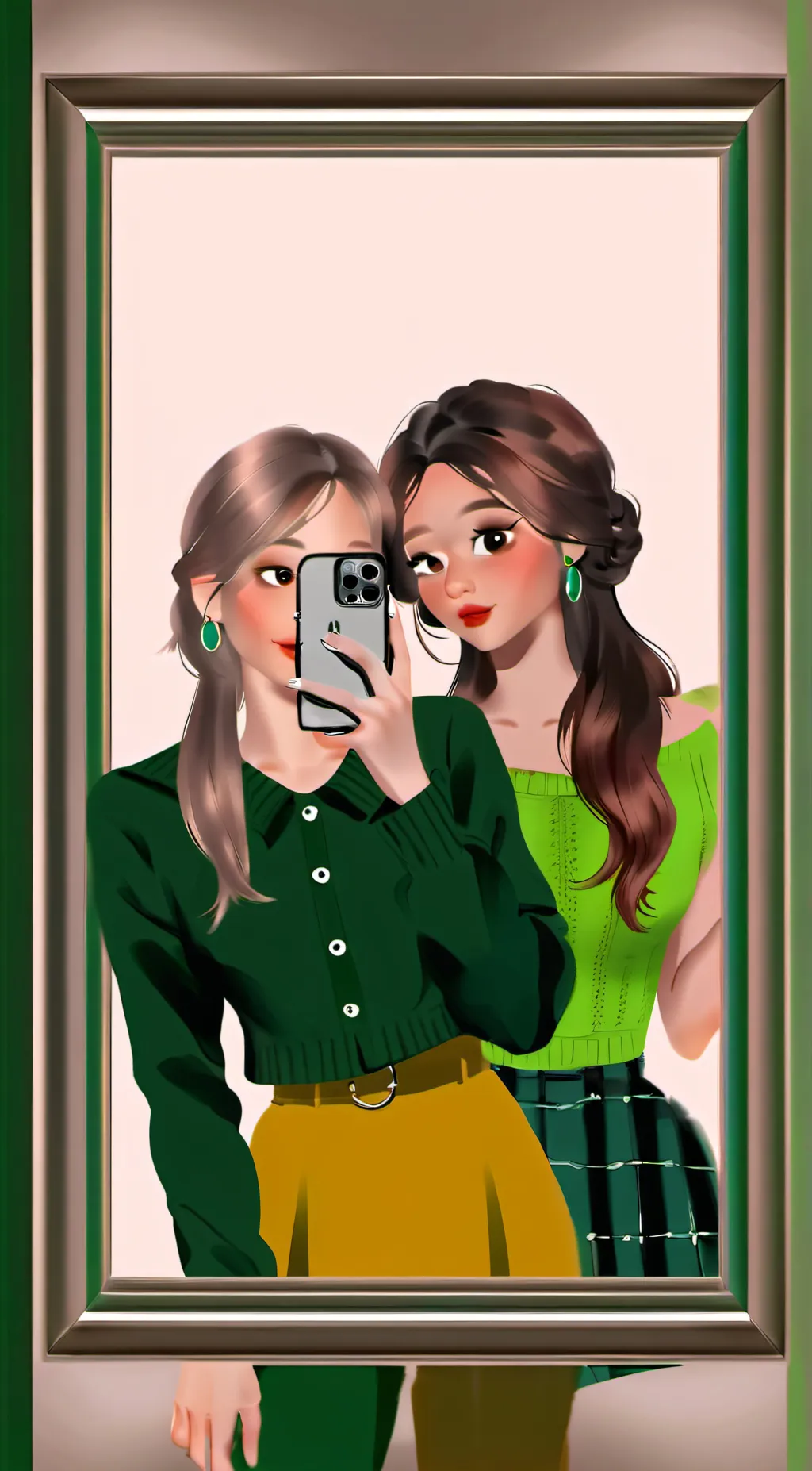 ai character: me and my bff background