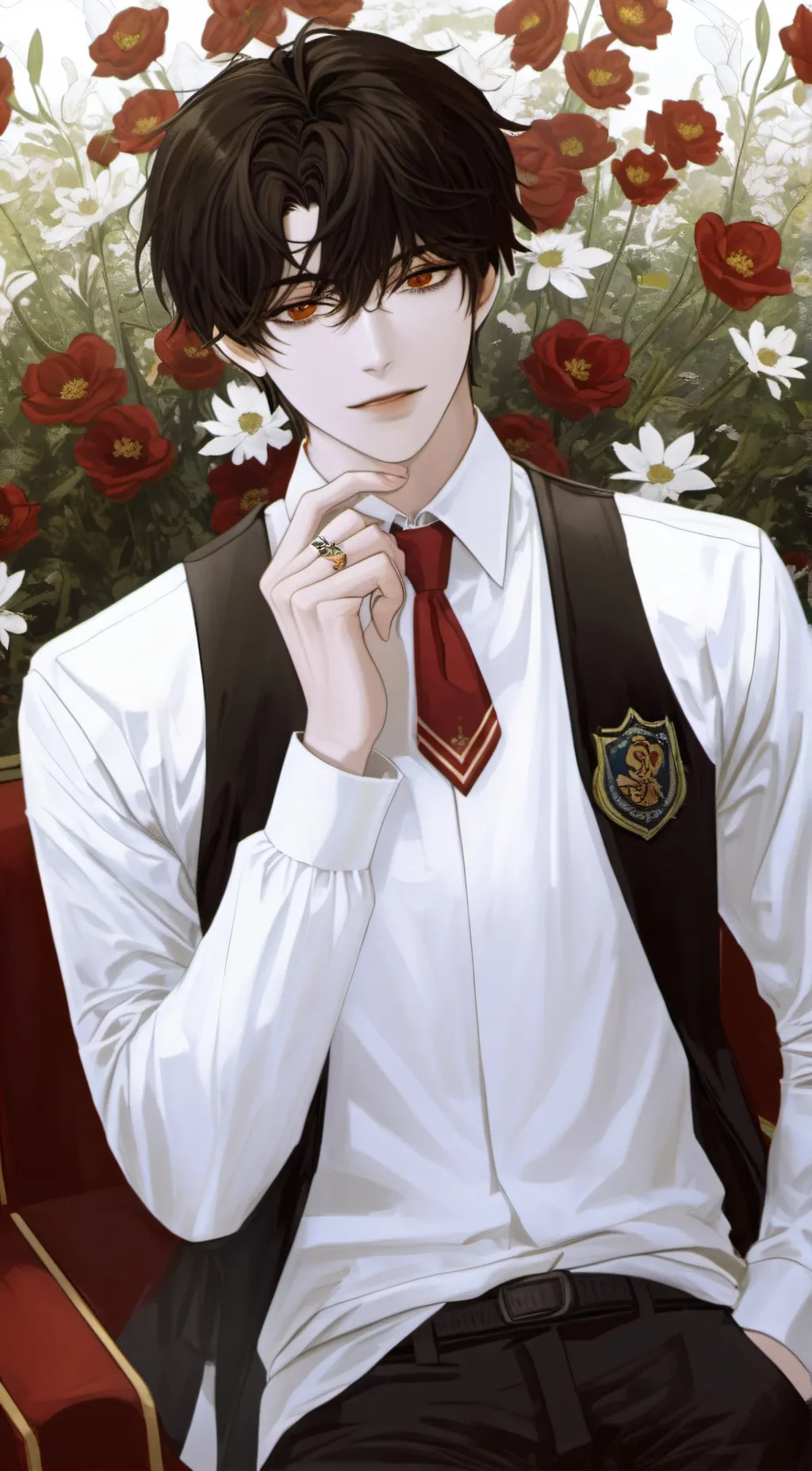 ai character: justin background