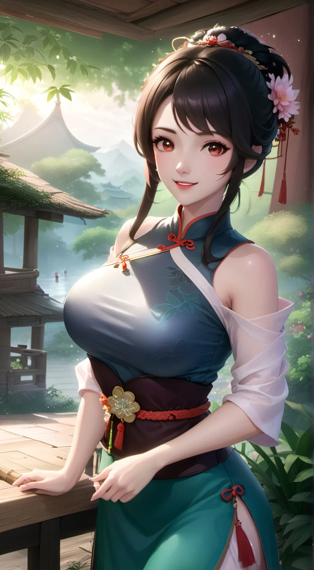 ai character: AChu background