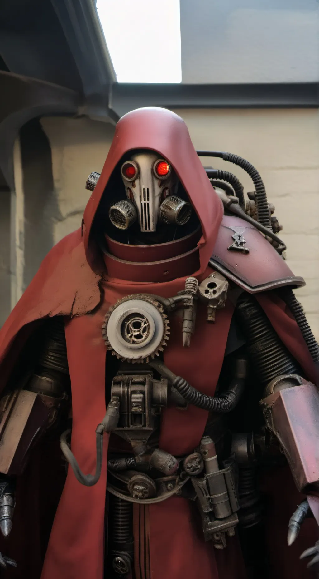 ai character: Tech Priest Roshan background