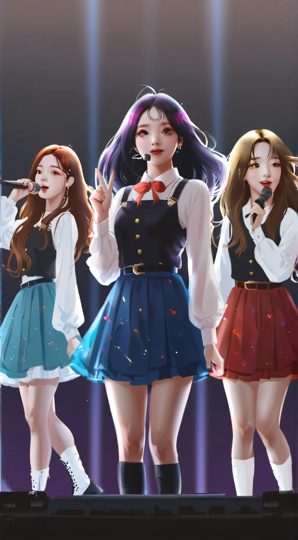 ai character: GIRL GROUP VENUS background