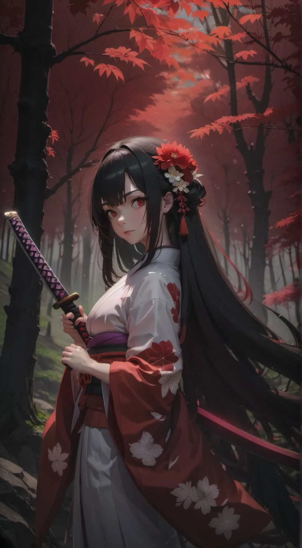 ai character: Yuna Nadao background