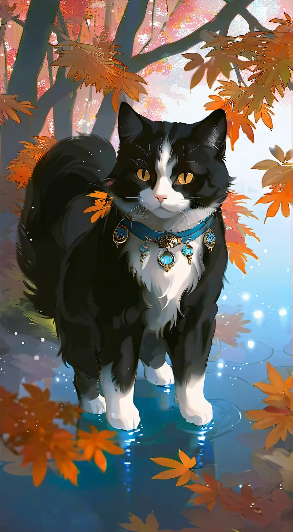 ai character: Void background