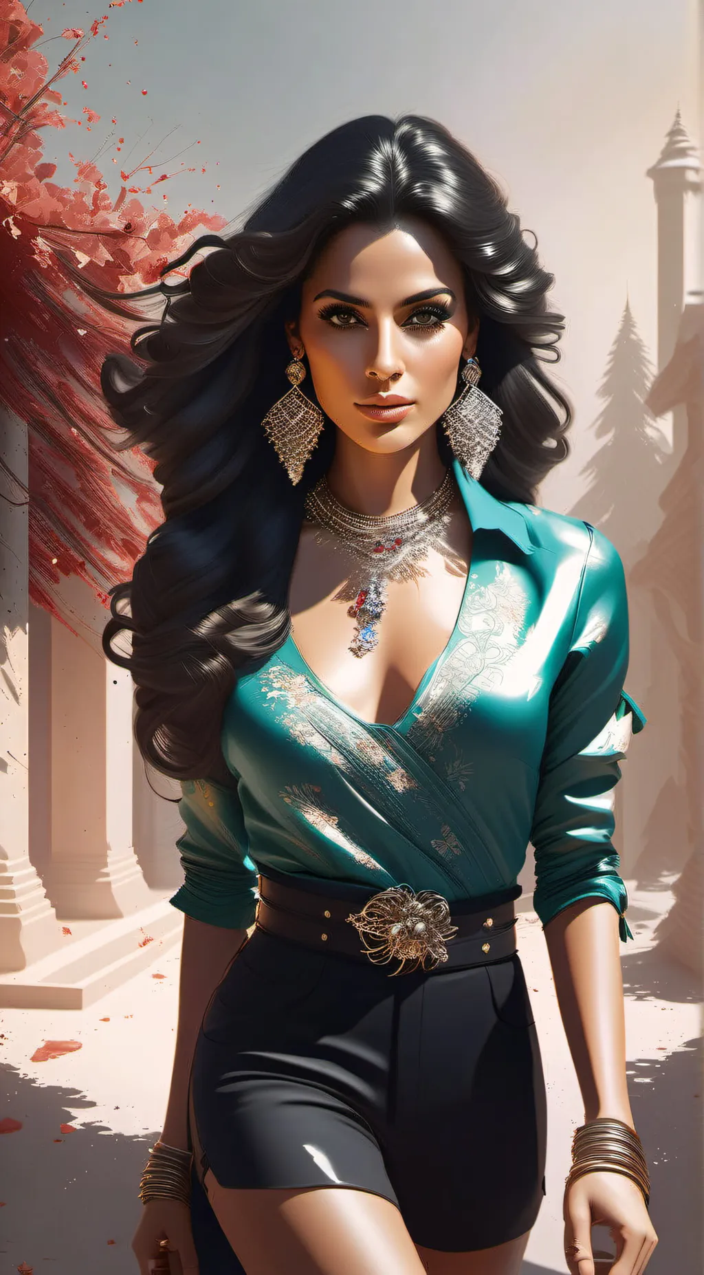 ai character: Lily background