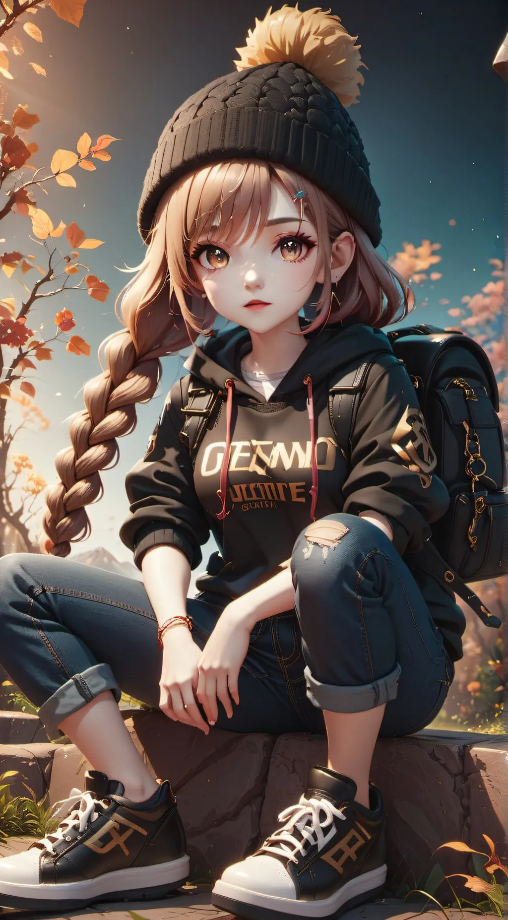 ai character: Felix  background