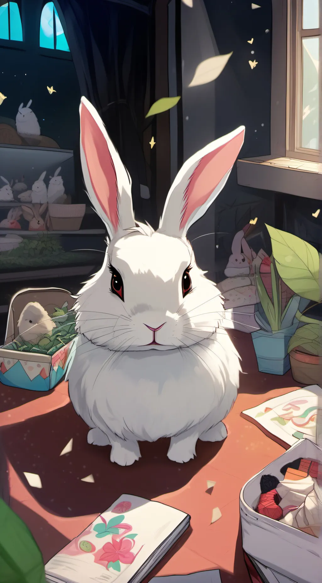 ai character: mochi background