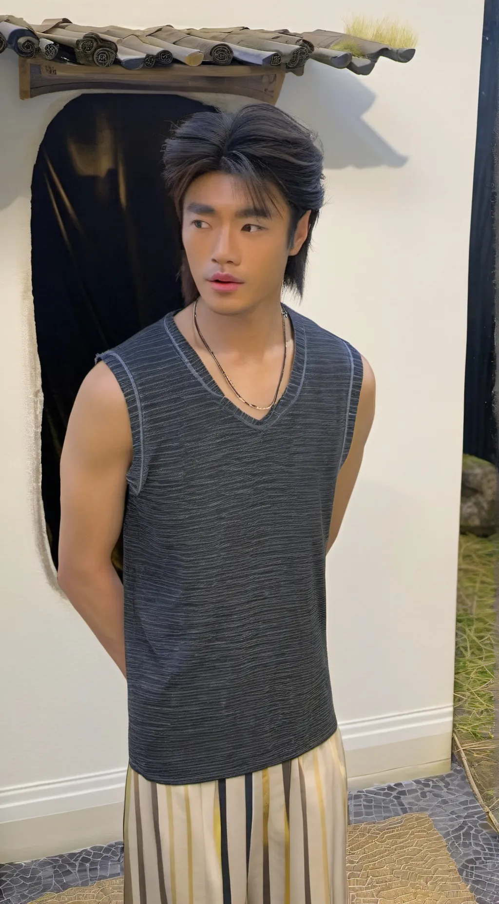 ai character: Dallas Liu  background