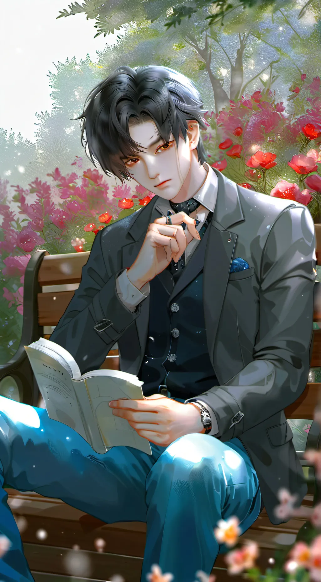 ai character: Leo background