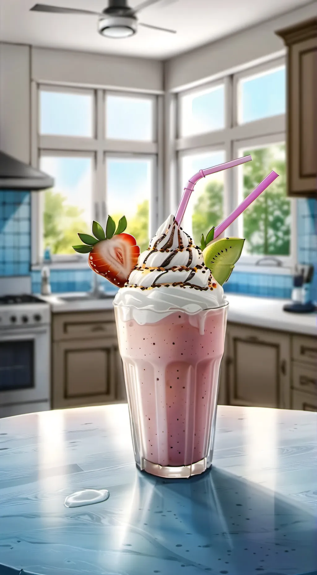 ai character: Smoothie background