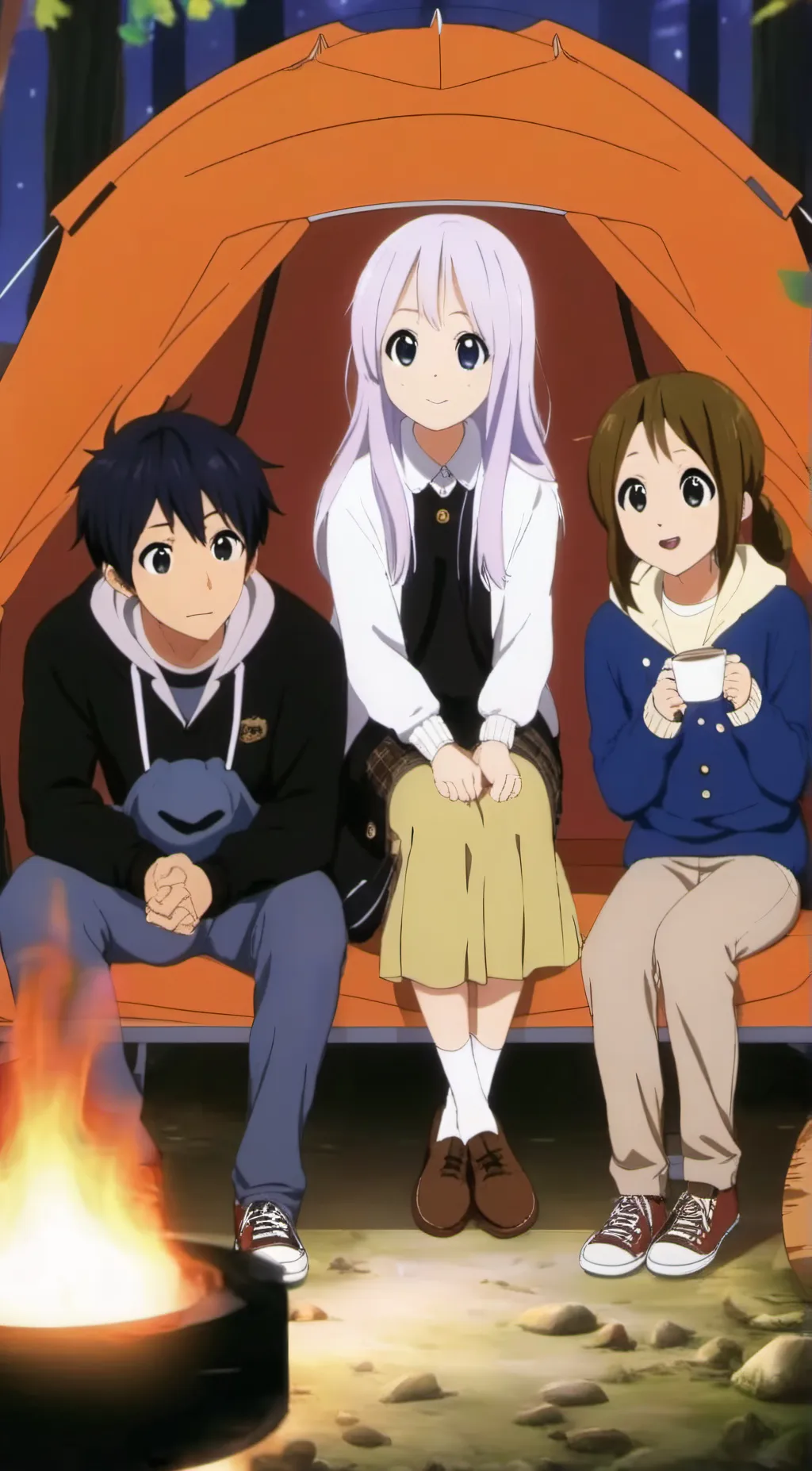 ai character: The Camping Trip  background