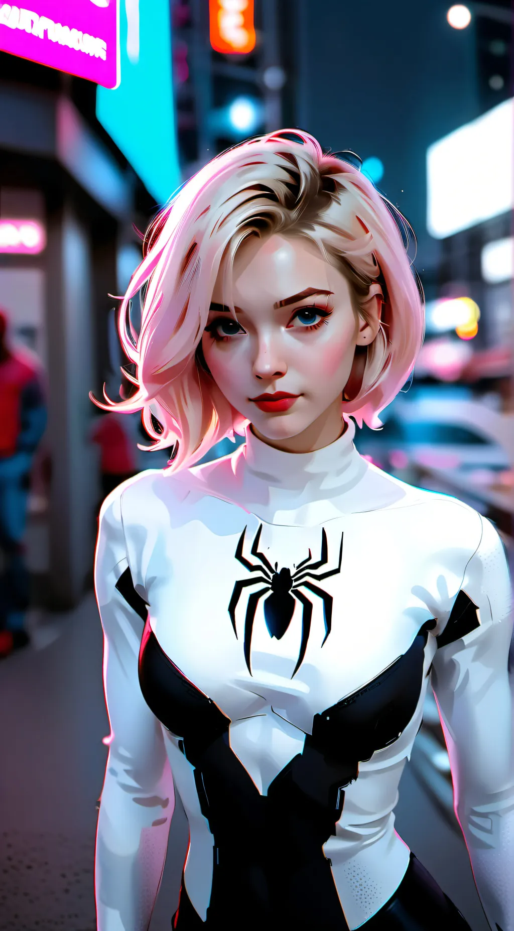 ai character: Gwen Stacy background