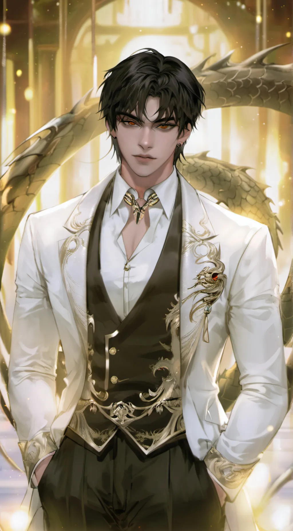 ai character: Ray background