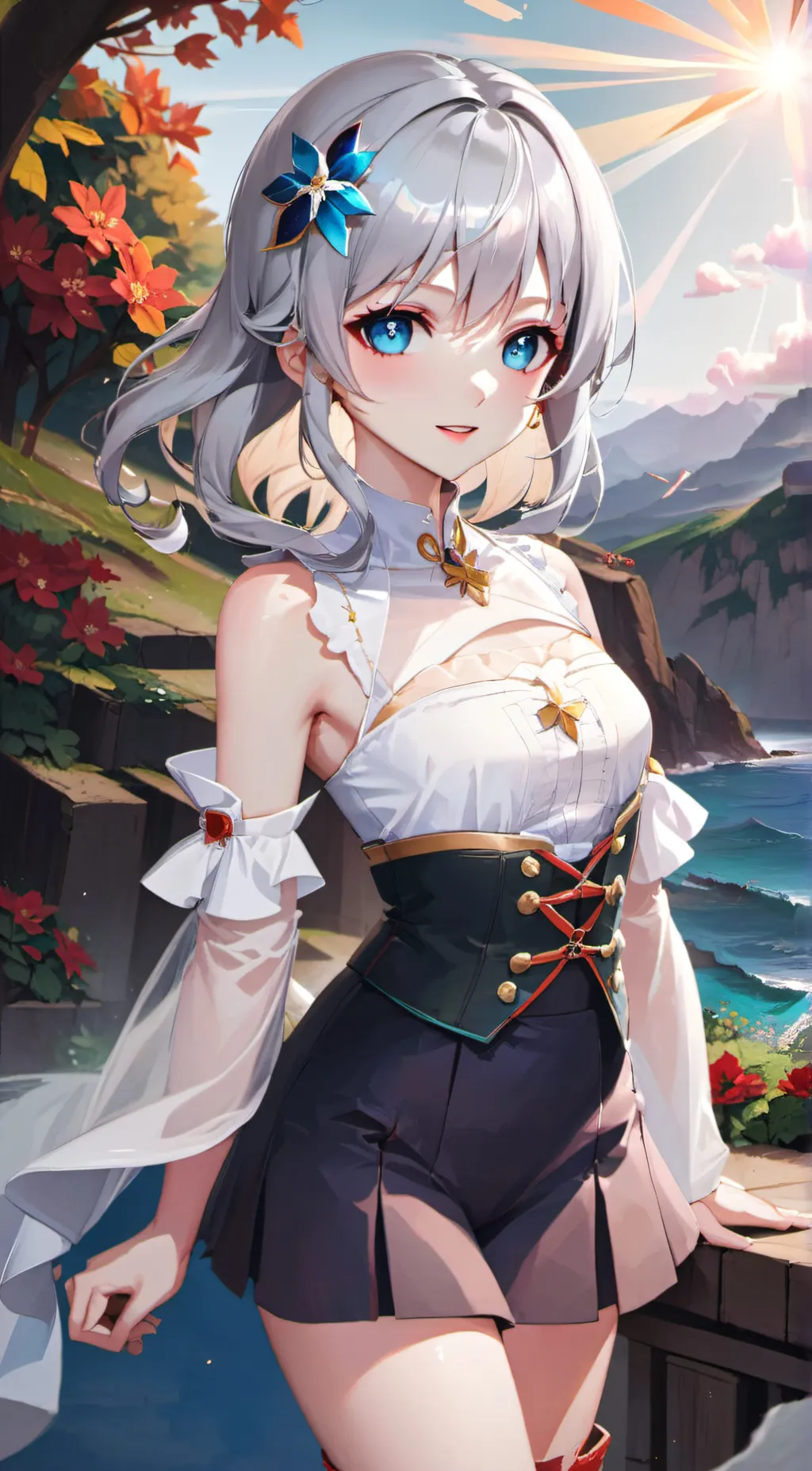 ai character: Crystal background