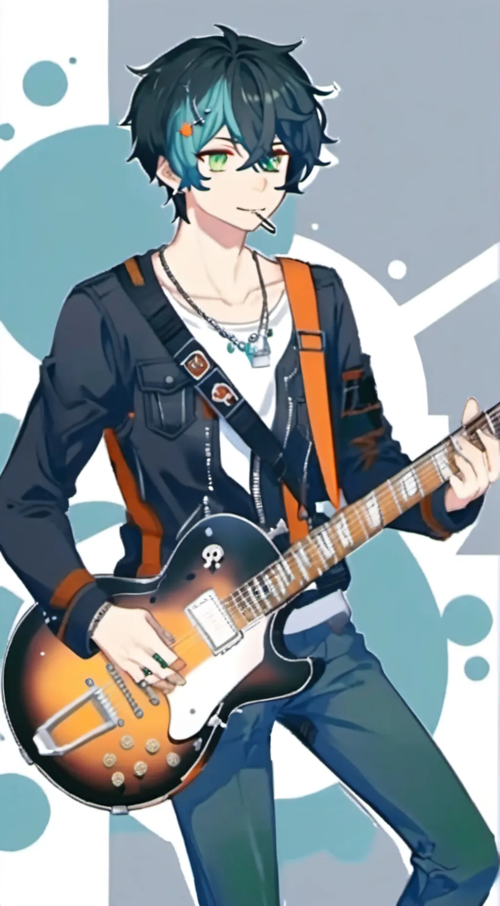 ai character: evan from yhs  background