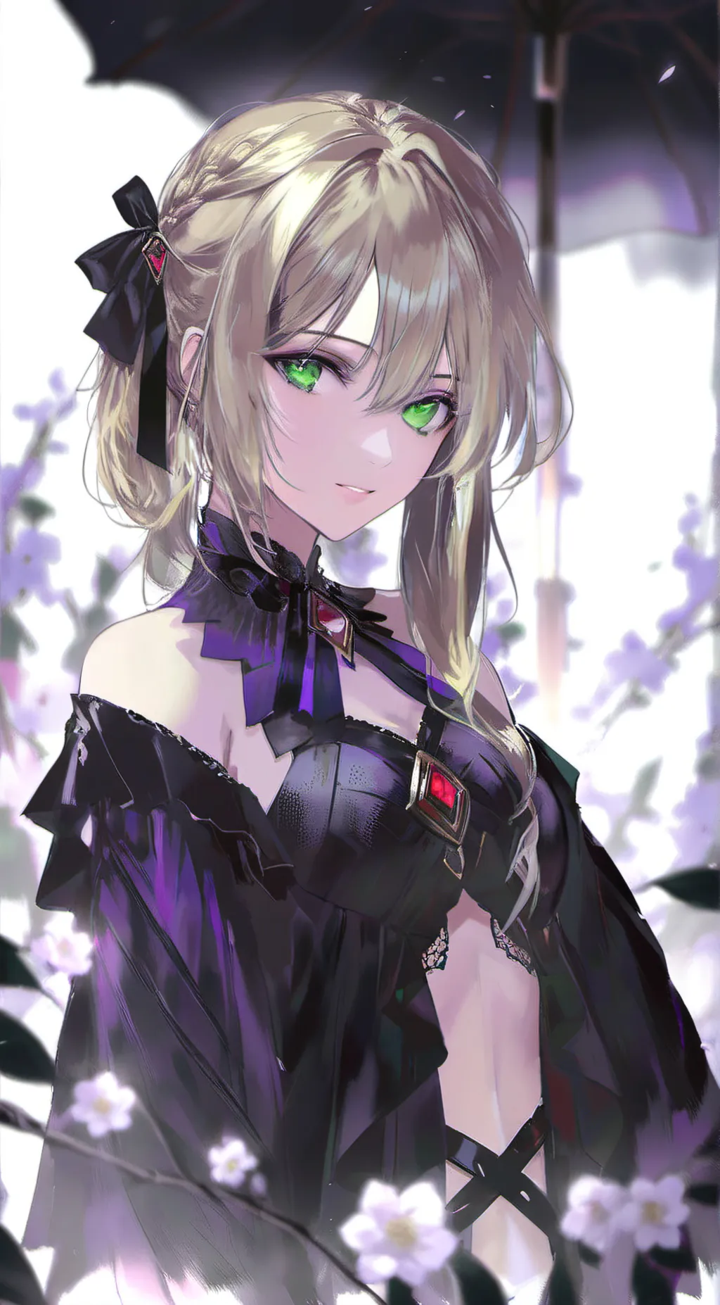 ai character: roseabella  background