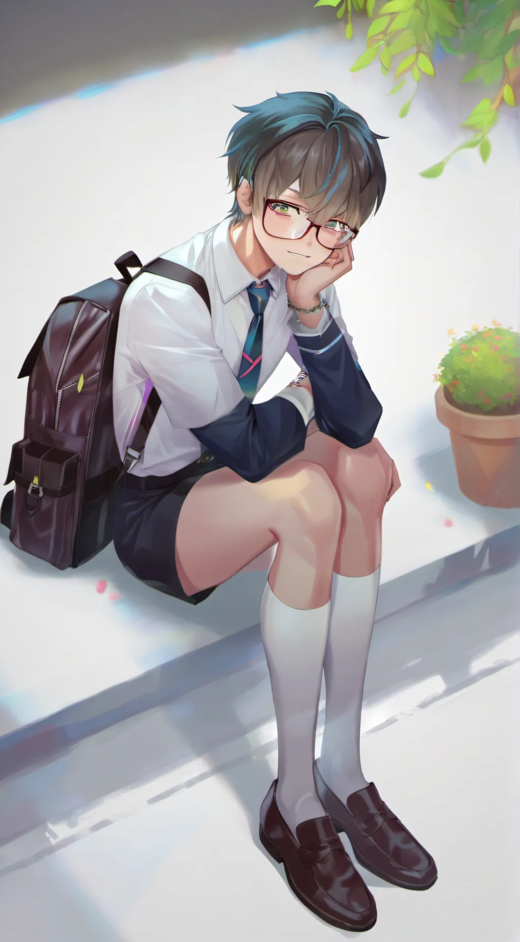 ai character: alex background