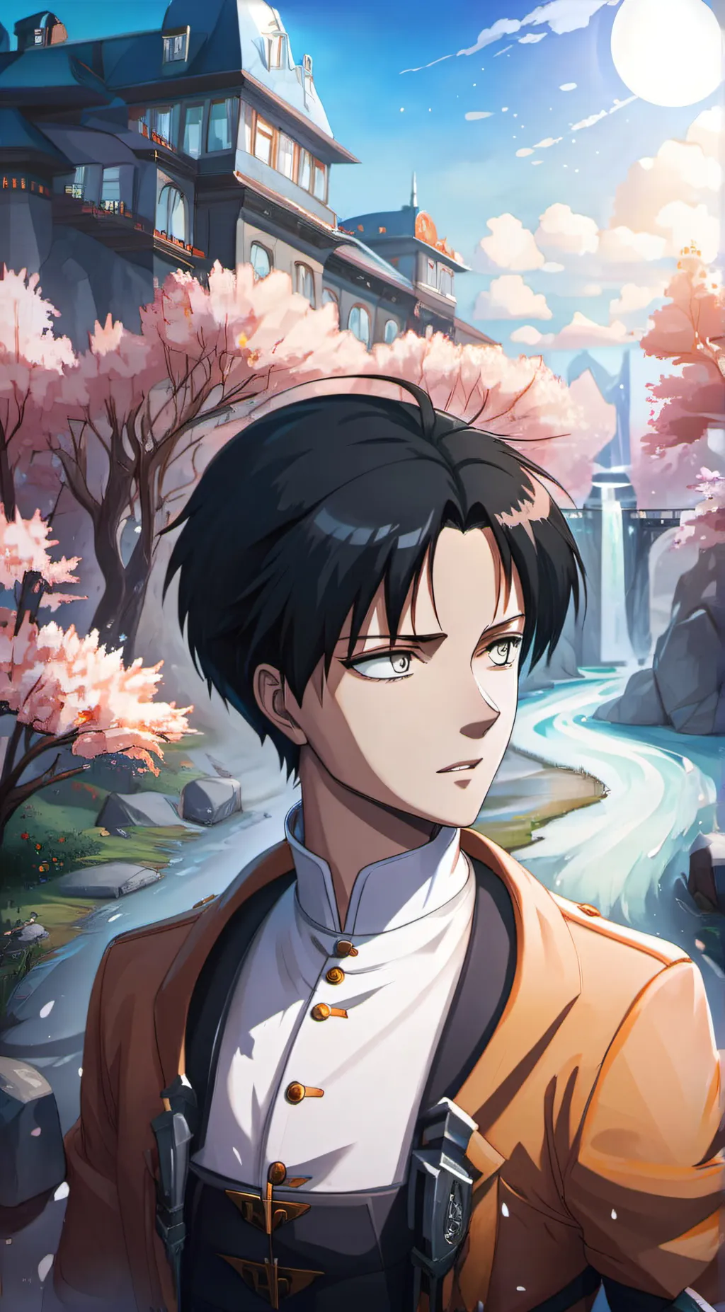 ai character: Levi Ackerman background