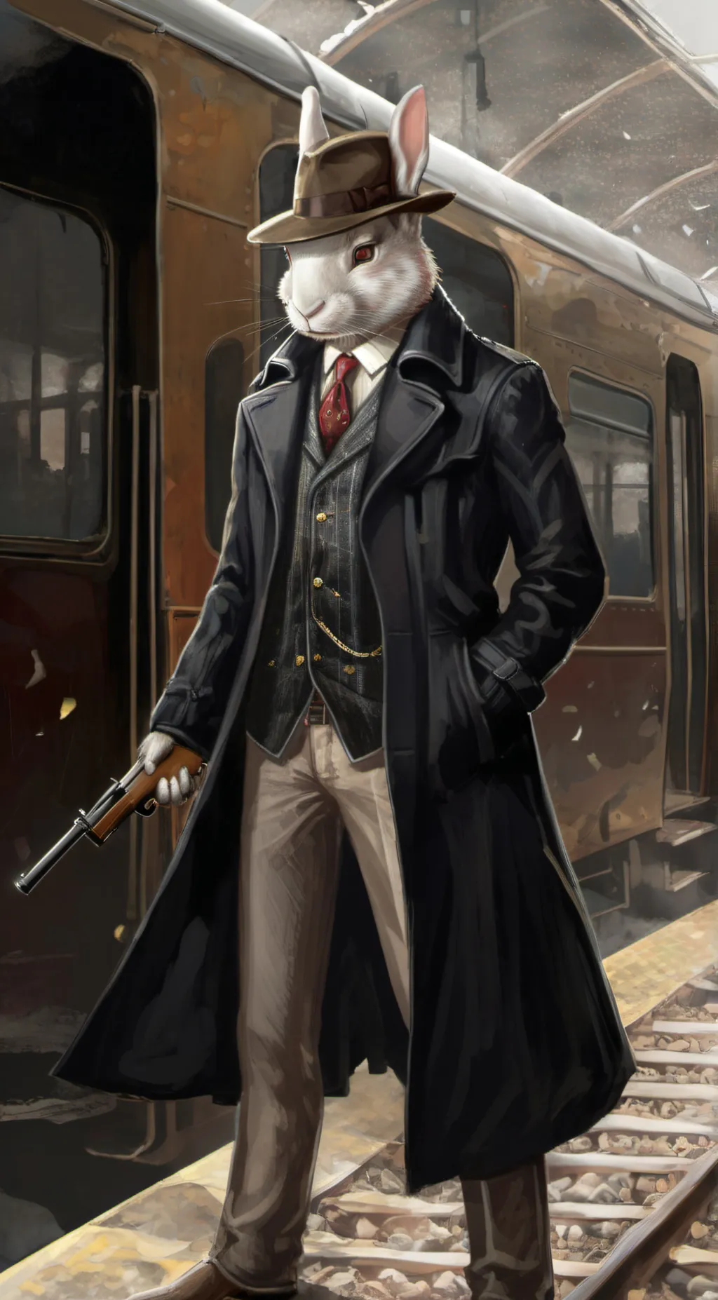 ai character: Vesper background