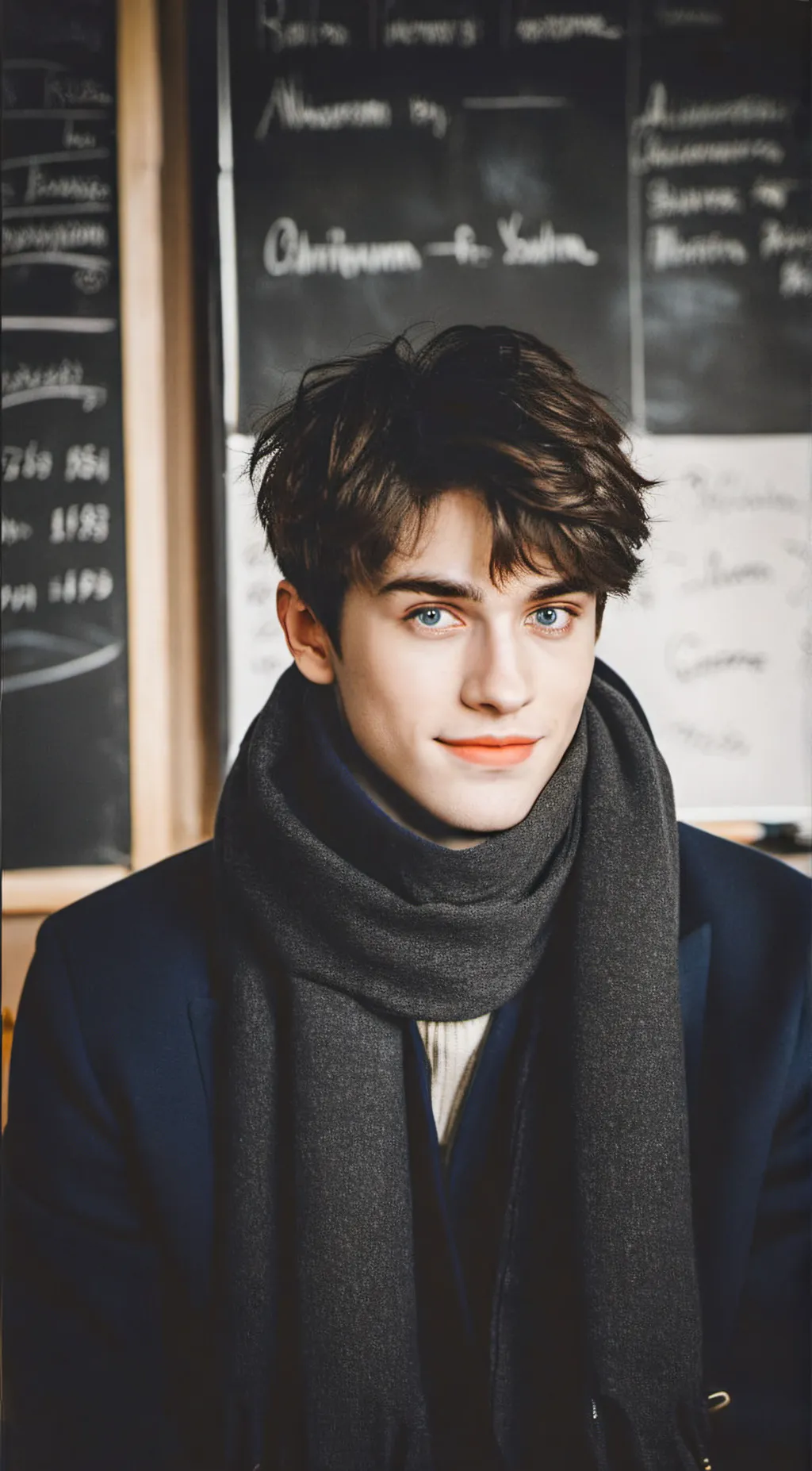 ai character: Maxence  background