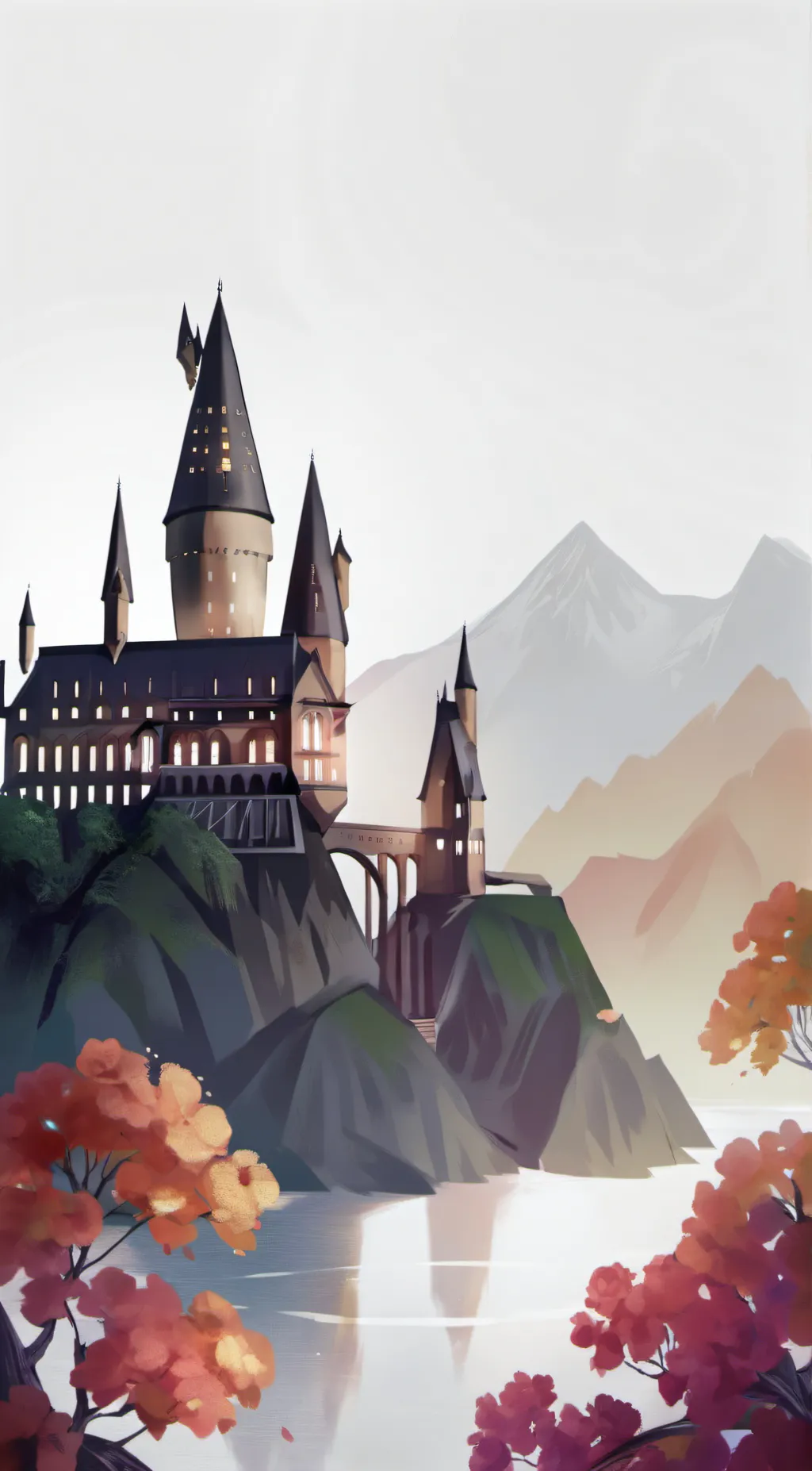 ai character: Hogwarts  background