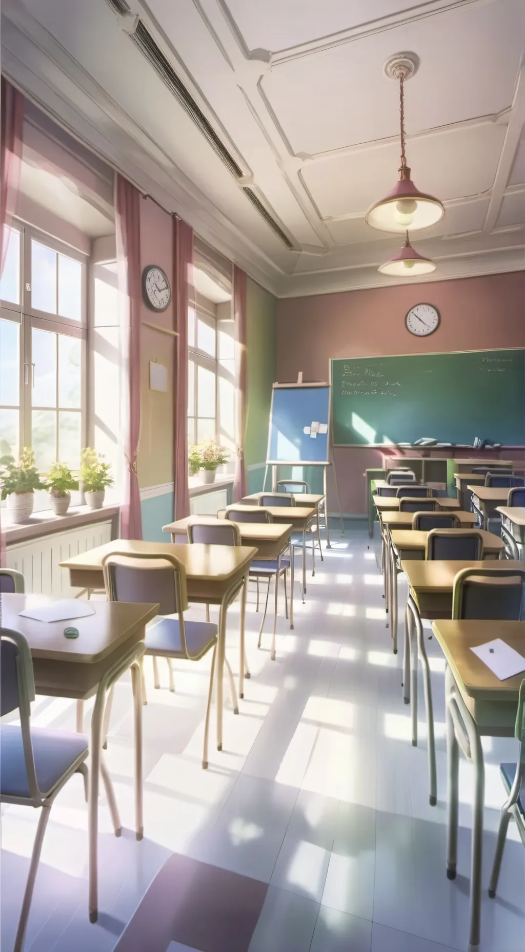 ai character: School of hybrids  background