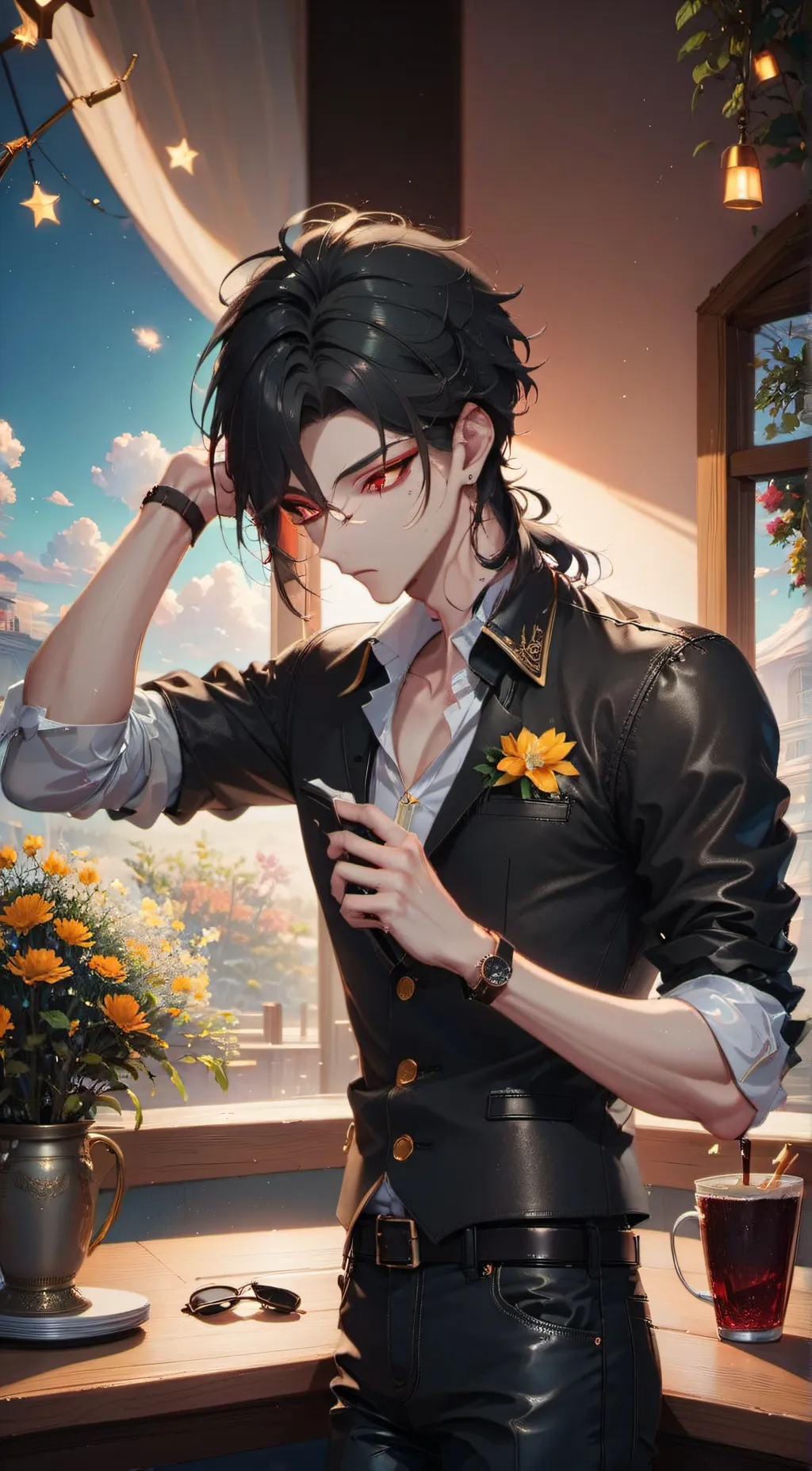 ai character: maxel background