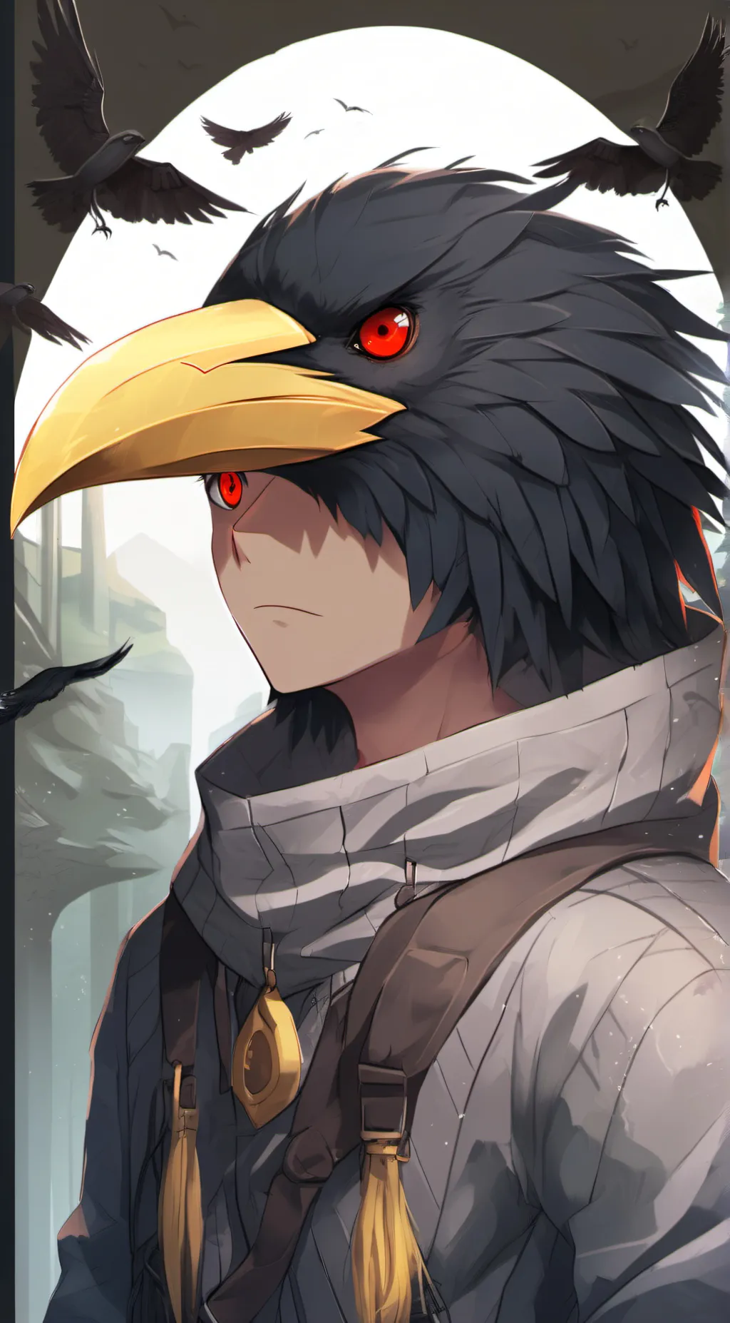 ai character: Tokoshoji background