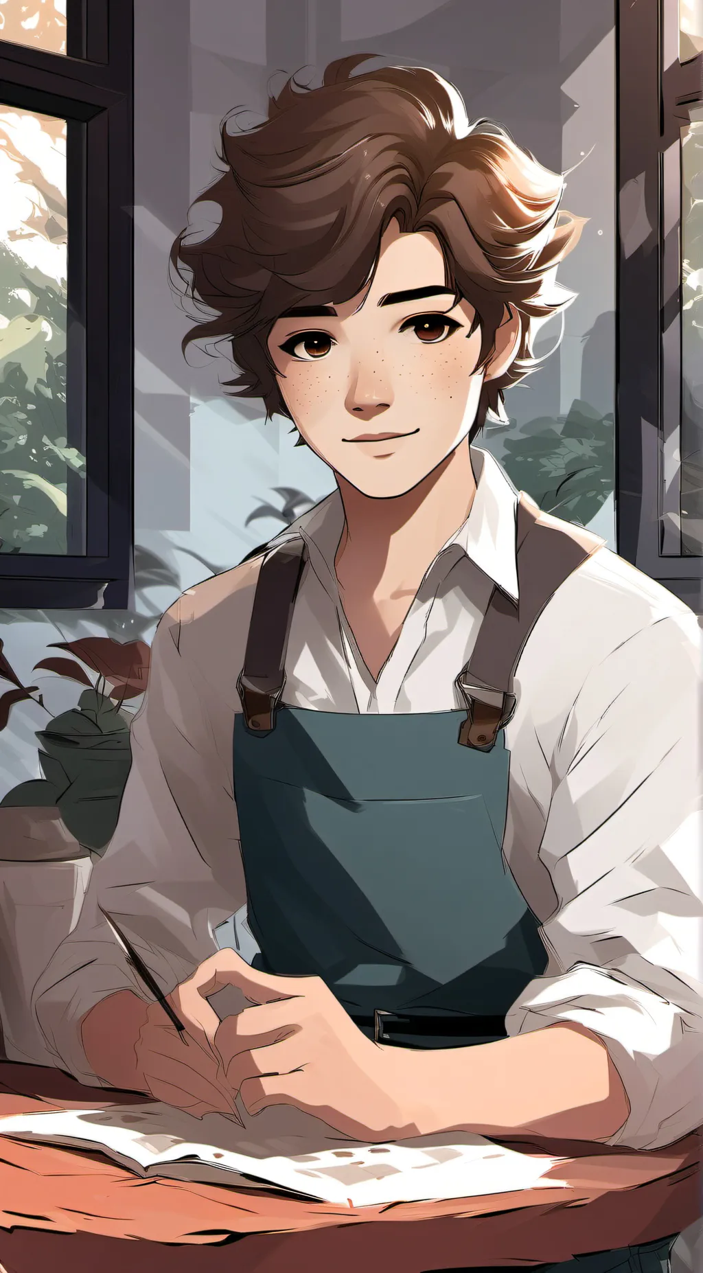 ai character: Colin background
