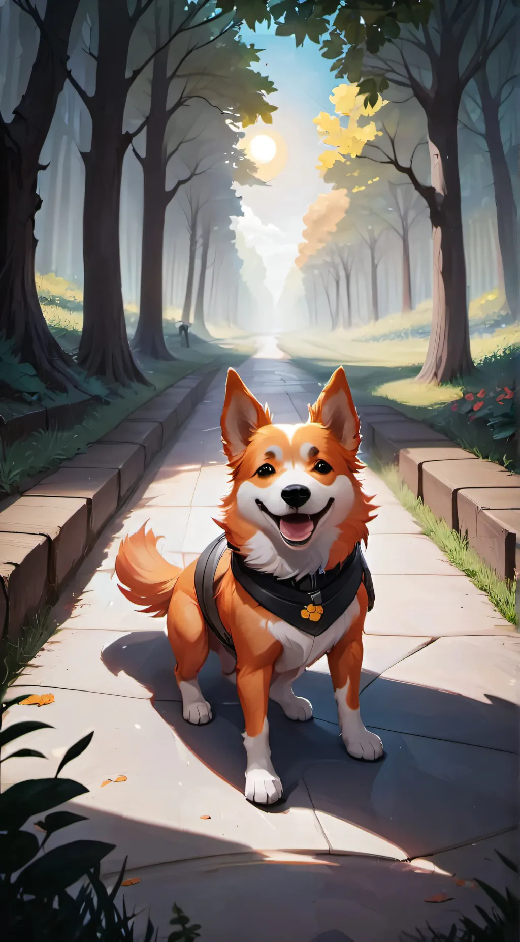 ai character: Dogday  background