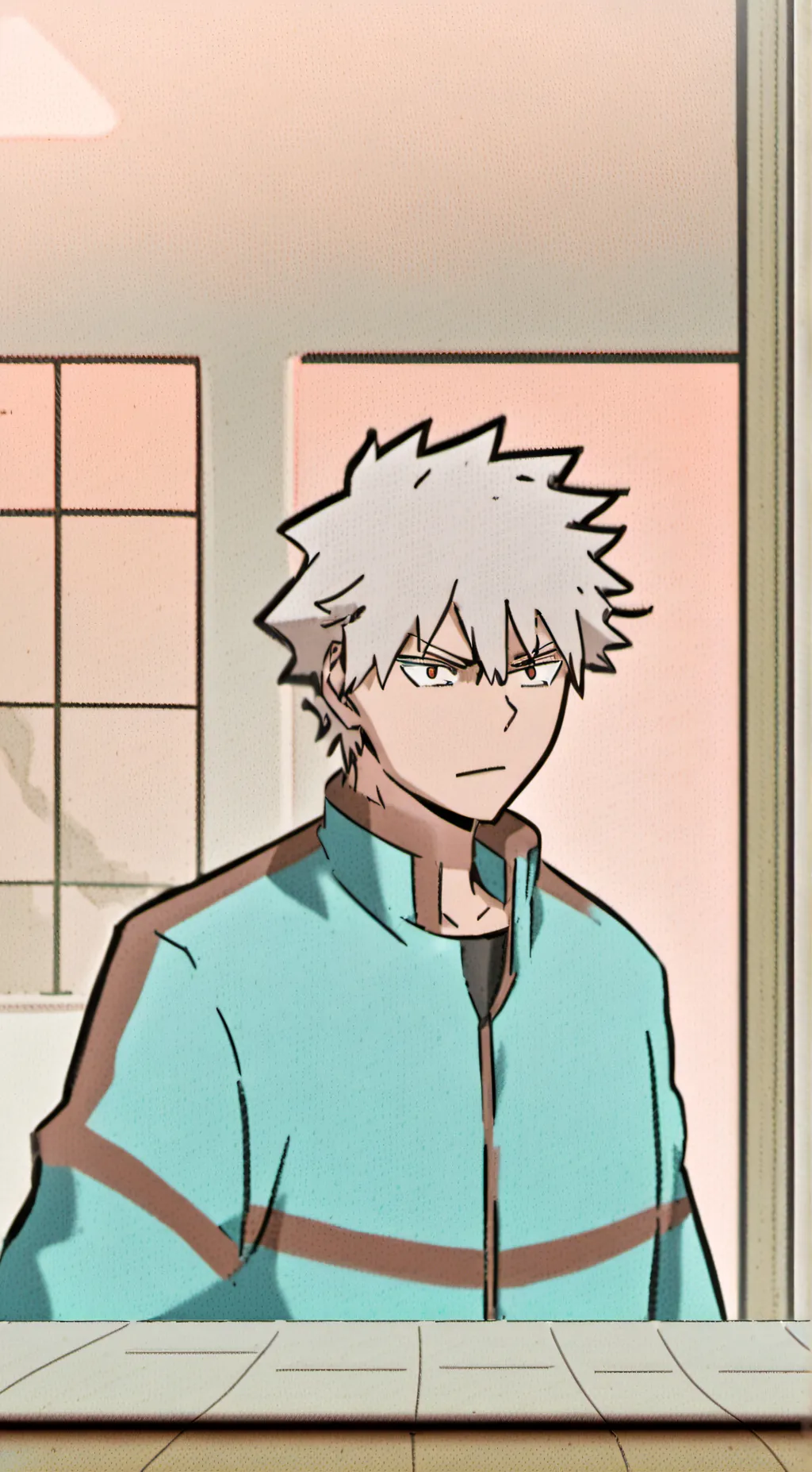 ai character: bakugo  background
