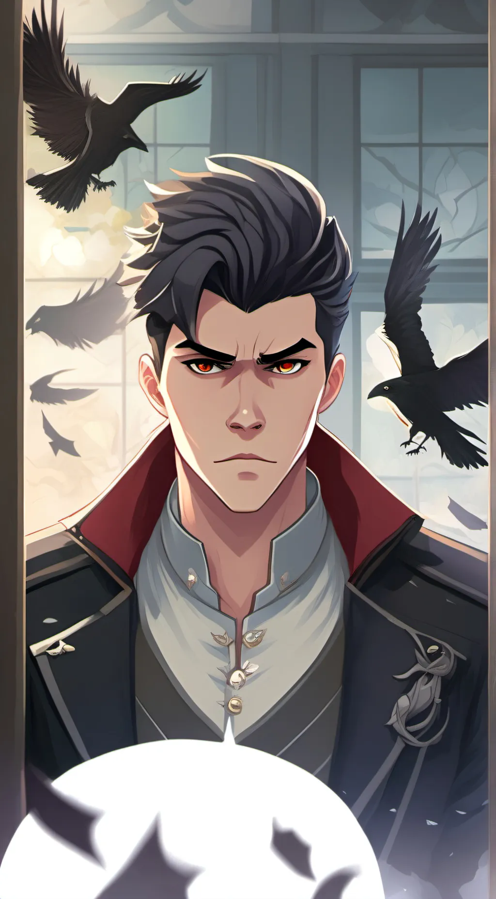 ai character:  little corw background